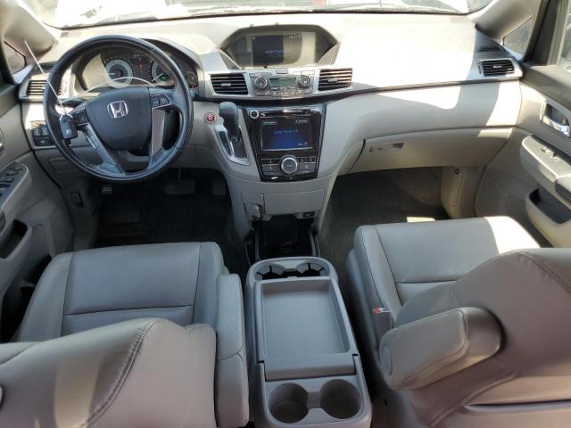 5FNRL5H66EB023747 - 2014 HONDA ODYSSEY EXL BLUE photo 8