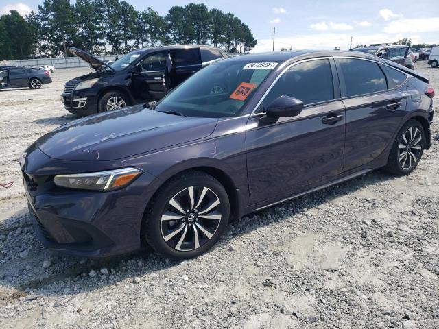 19XFL1H79NE014552 - 2022 HONDA CIVIC EXL ბურგუნდია ფოტო 1