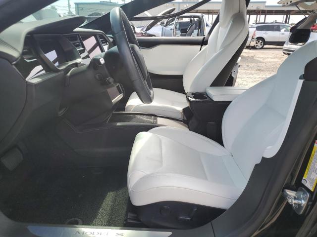 5YJSA1E27JF256919 - 2018 TESLA MODEL S შავი ფოტო 7