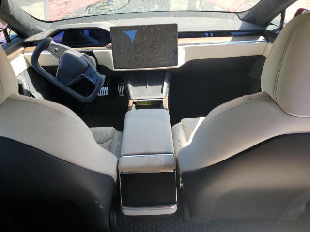 5YJSA1E59MF443688 - 2021 TESLA MODEL S Կարմիր լուսանկար 8