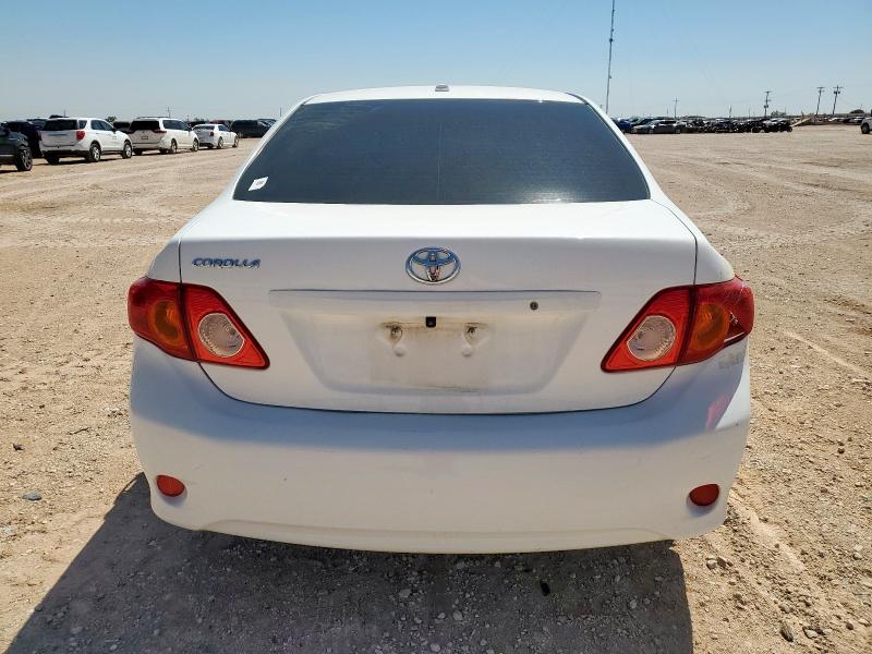 JTDBL40E599039310 - 2009 TOYOTA COROLLA BASE WHITE photo 6