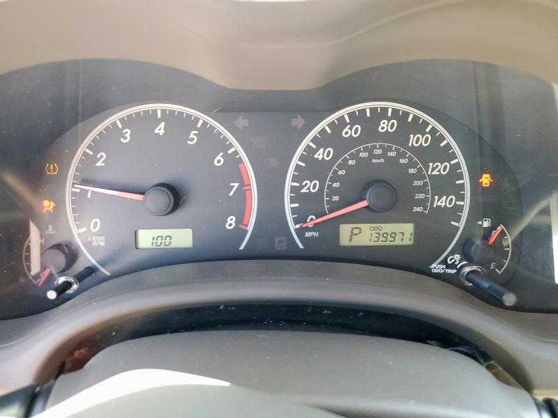 JTDBL40E599039310 - 2009 TOYOTA COROLLA BASE WHITE photo 9