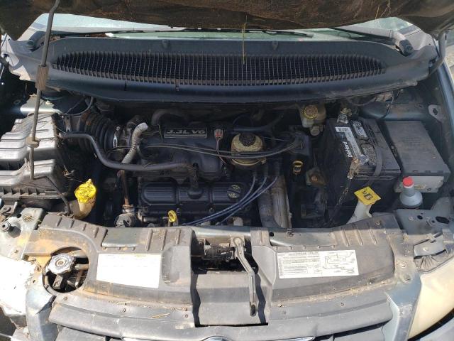 1A4GJ45R57B135090 - 2007 CHRYSLER TOWN & COU LX GREEN photo 11