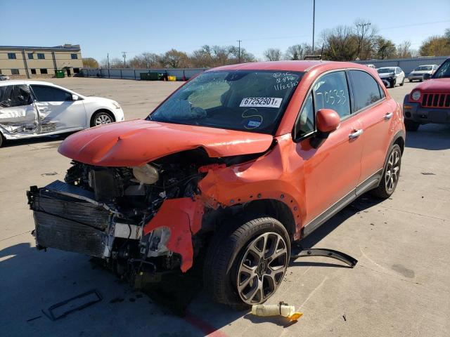 ZFBCFXCB4JP691319 - 2018 FIAT 500X TREKKING ORANGE photo 2