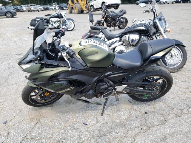 ML5EXER17RDAC3056 - 2024 KAWASAKI EX650 R GREEN photo 3