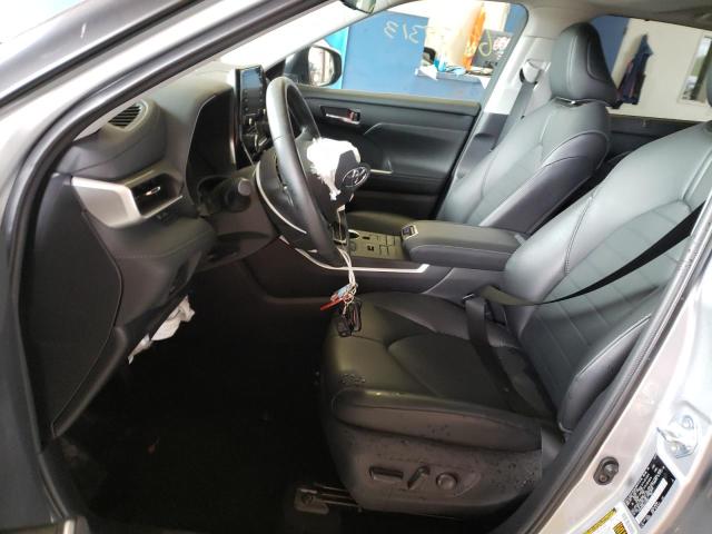 5TDHZRBH8LS510663 - 2020 TOYOTA HIGHLANDER XLE Արծաթագույն լուսանկար 7