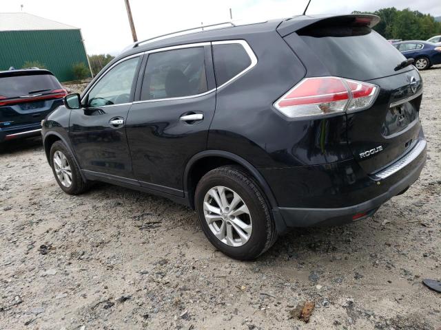 KNMAT2MV2GP700004 - 2016 NISSAN ROGUE S BLACK photo 2