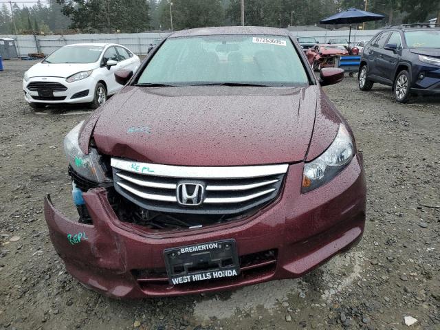 1HGCP2F30BA067542 - 2011 HONDA ACCORD LX BURGUNDY photo 5