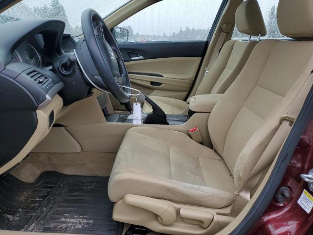 1HGCP2F30BA067542 - 2011 HONDA ACCORD LX BURGUNDY photo 7