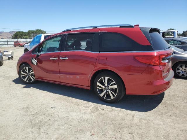 5FNRL6H84PB037432 - 2023 HONDA ODYSSEY TOURING RED photo 2
