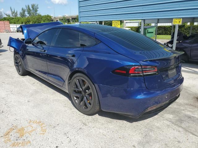 5YJSA1E66PF511135 - 2023 TESLA MODEL S Կապույտ լուսանկար 2