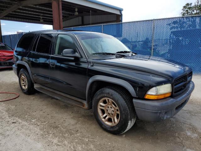 1D4HR38N13F620094 - 2003 DODGE DURANGO SPORT BLACK photo 4