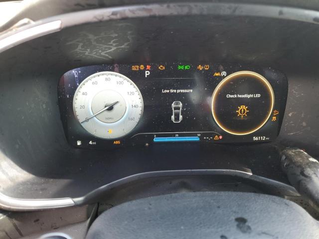 5NMS3DAJ8NH428467 - 2022 HYUNDAI SANTA FE SEL رمادي صورة 9