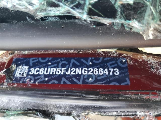 3C6UR5FJ2NG266473 - 2022 RAM 2500 LARAMIE Қызыл фото 13