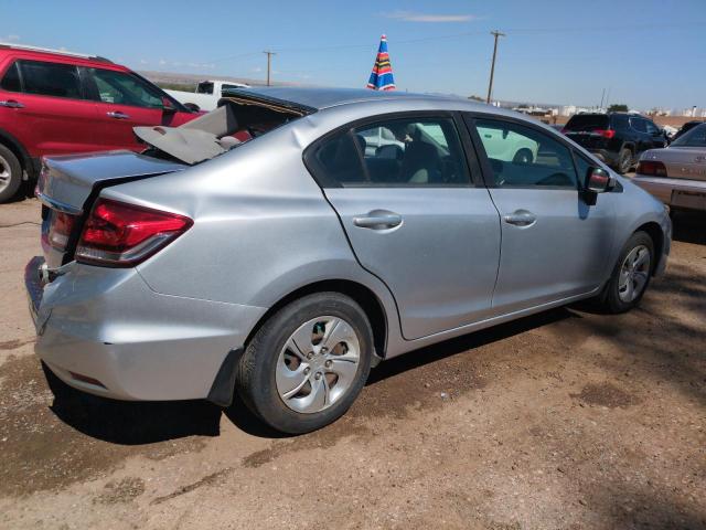 19XFB2F57EE205963 - 2014 HONDA CIVIC LX SILVER photo 3