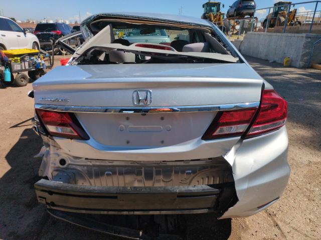 19XFB2F57EE205963 - 2014 HONDA CIVIC LX SILVER photo 6