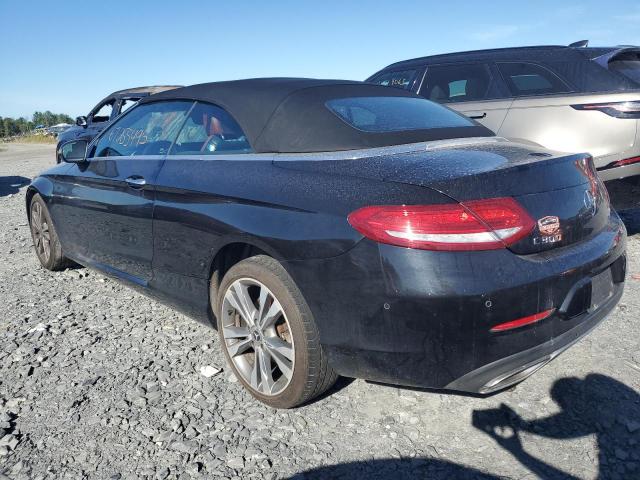 WDDWK4KB4HF535809 - 2017 MERCEDES-BENZ C 300 4MATIC BLACK photo 2