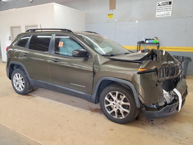 1C4PJLAB5GW113737 - 2016 JEEP CHEROKEE SPORT GREEN photo 4