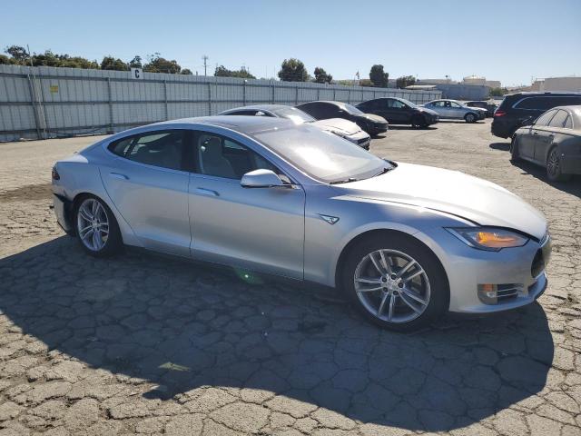 5YJSA1CN3DFP13484 - 2013 TESLA MODEL S SILVER photo 4