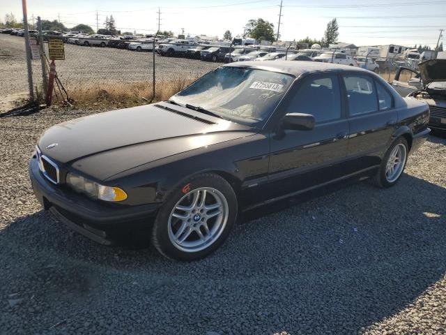 WBAGG83431DN86546 - 2001 BMW 740 I AUTOMATIC BLACK photo 1