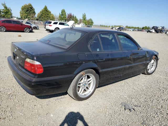 WBAGG83431DN86546 - 2001 BMW 740 I AUTOMATIC BLACK photo 3