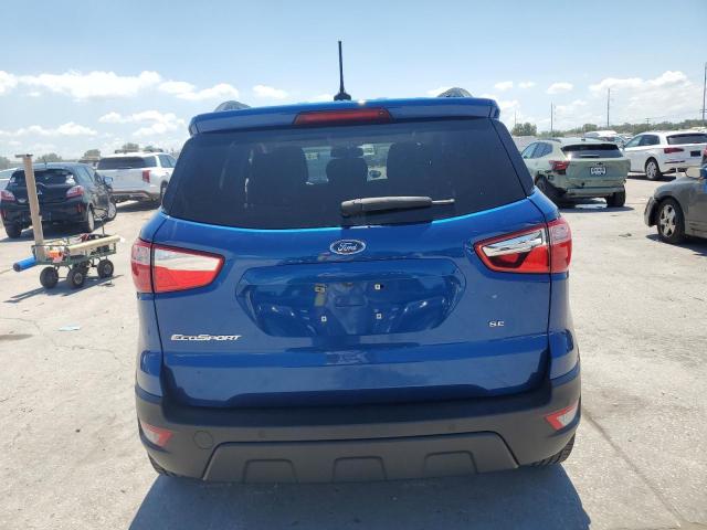 MAJ3S2GE7KC308276 - 2019 FORD ECOSPORT SE Bleu photo 6
