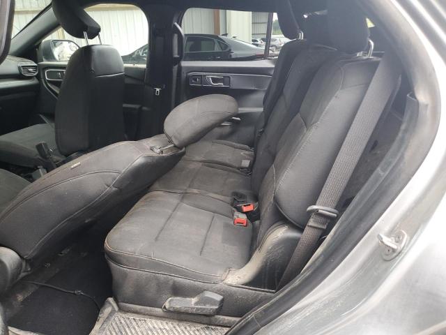 1FM5K8AB3MGA65173 - 2021 FORD EXPLORER POLICE INTERCEPTOR Серебристый фото 10