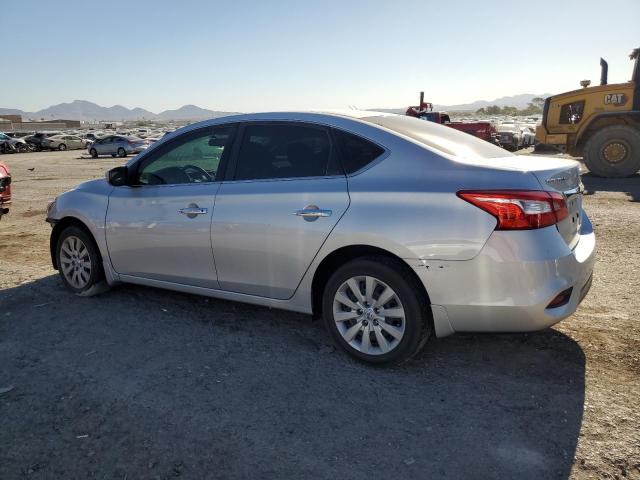 3N1AB7AP3KY456170 - 2019 NISSAN SENTRA S SILVER photo 2