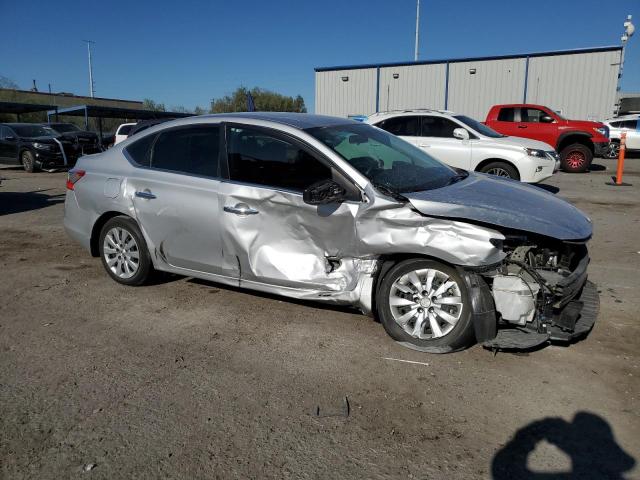 3N1AB7AP3KY456170 - 2019 NISSAN SENTRA S SILVER photo 4