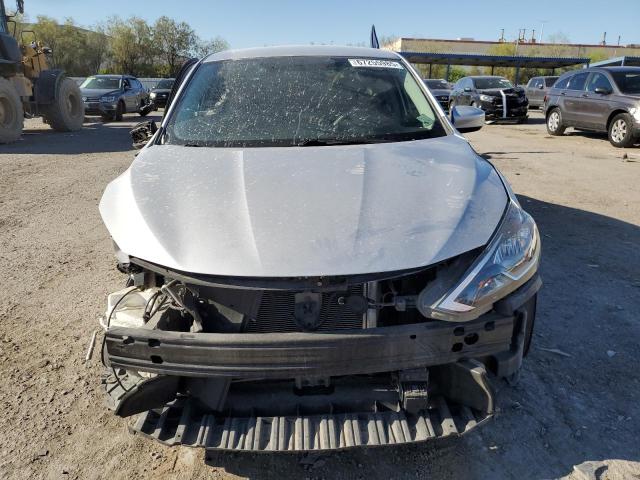 3N1AB7AP3KY456170 - 2019 NISSAN SENTRA S SILVER photo 5