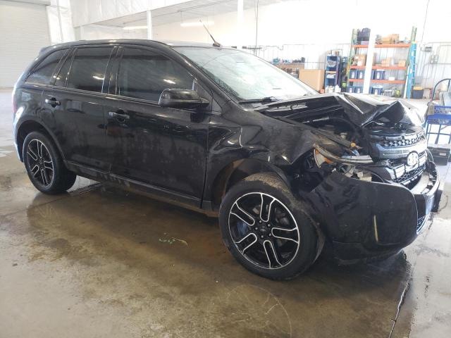 2FMDK4JC1DBC10263 - 2013 FORD EDGE SEL BLACK photo 4