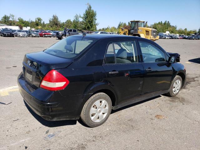 3N1CC11E19L484493 - 2009 NISSAN VERSA S BLACK photo 3