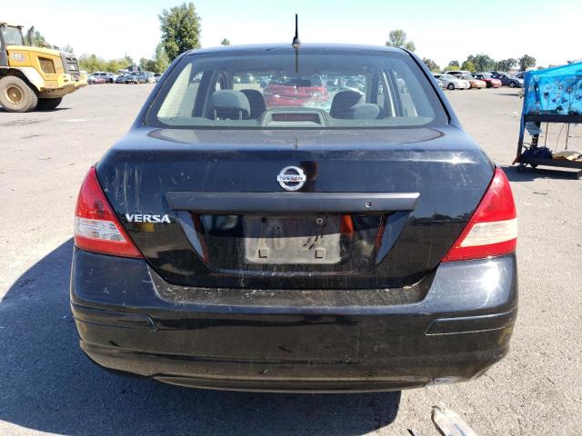 3N1CC11E19L484493 - 2009 NISSAN VERSA S BLACK photo 6