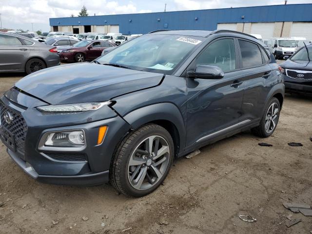 KM8K3CA50JU166035 - 2018 HYUNDAI KONA LIMITED GRAY photo 1