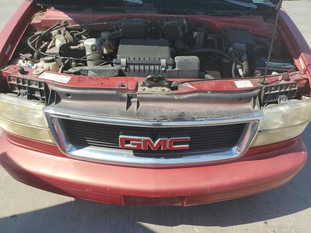 1GKDM19W1WB516615 - 1998 GMC SAFARI XT RED photo 12