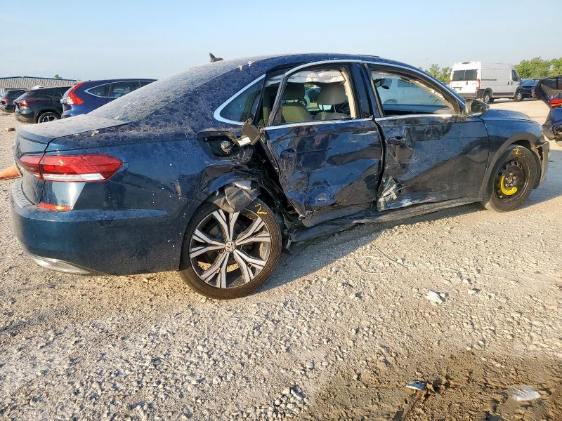 1VWSA7A37MC008282 - 2021 VOLKSWAGEN PASSAT SE ლურჯი ფოტო 3