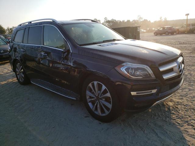 4JGDF6EE7FA452386 - 2015 MERCEDES-BENZ GL 450 4MATIC BLUE photo 4