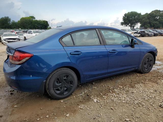 19XFB2F58DE079269 - 2013 HONDA CIVIC LX BLUE photo 3