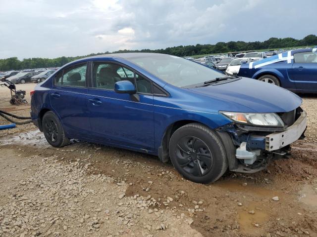 19XFB2F58DE079269 - 2013 HONDA CIVIC LX BLUE photo 4