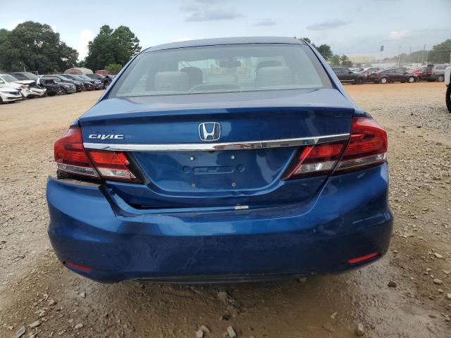 19XFB2F58DE079269 - 2013 HONDA CIVIC LX BLUE photo 6