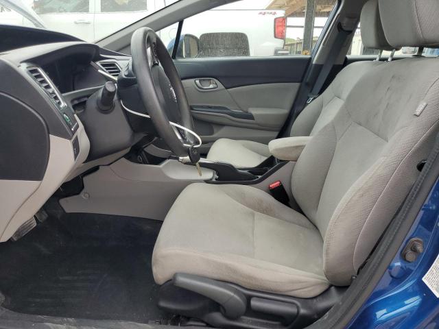 19XFB2F58DE079269 - 2013 HONDA CIVIC LX BLUE photo 7