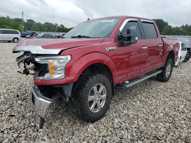 1FTEW1E51JFE12506 - 2018 FORD F150 SUPERCREW RED photo 1