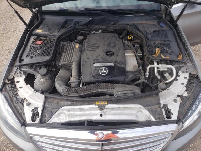 55SWF4JB8FU075313 - 2015 MERCEDES-BENZ C 300 GRAY photo 7