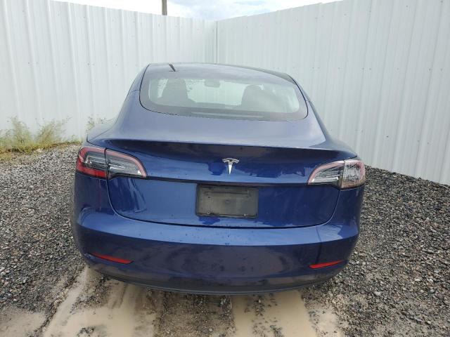 5YJ3E1EA2NF370784 - 2022 TESLA MODEL 3 ლურჯი ფოტო 6