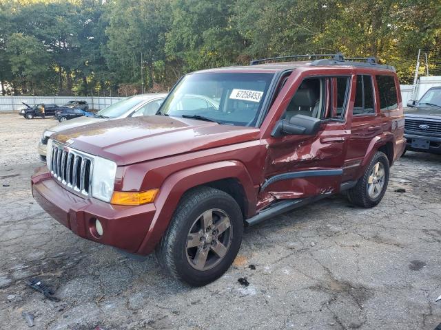 1J8HH48P37C679266 - 2007 JEEP COMMANDER BURGUNDY photo 1