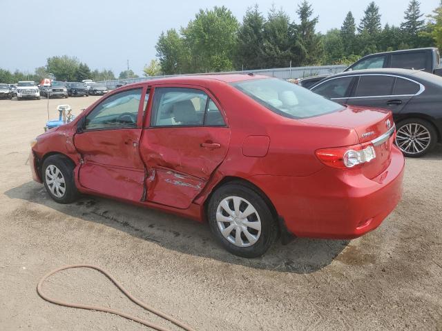 2T1BU4EE7DC999916 - 2013 TOYOTA COROLLA BASE წითელი ფოტო 2