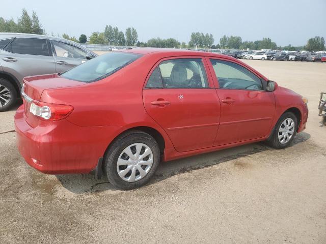 2T1BU4EE7DC999916 - 2013 TOYOTA COROLLA BASE წითელი ფოტო 3