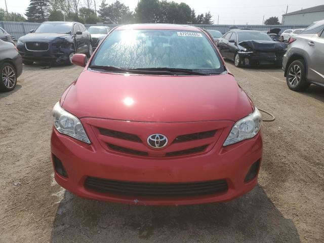 2T1BU4EE7DC999916 - 2013 TOYOTA COROLLA BASE წითელი ფოტო 5