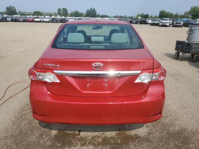 2T1BU4EE7DC999916 - 2013 TOYOTA COROLLA BASE წითელი ფოტო 6