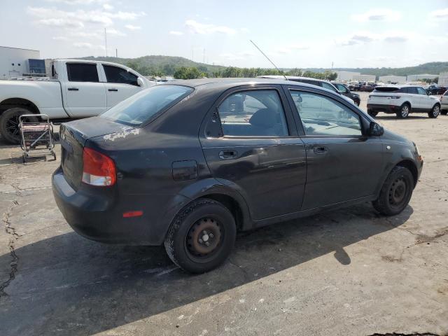 KL1TD566X6B636570 - 2006 CHEVROLET AVEO BASE BLACK photo 3